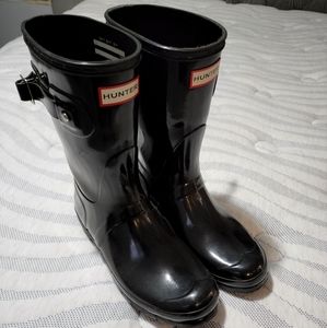 Hunter brand rain boots